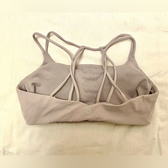 Lavender Athleta Cross-Back Sports Bra - Picture 2 of 2